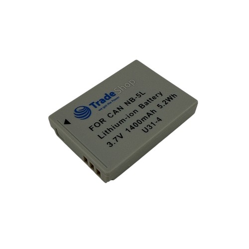 Batteria 1400 mah per canon - batteria,