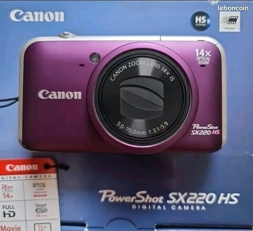 Canon powershot sx220 1 - canon, hs