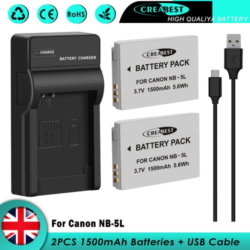 1500mah batteria per - nb-5l,